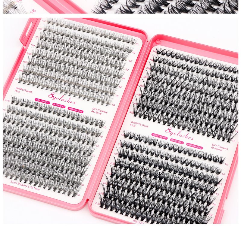 Eyelashes Set Melt 30D/40D False Eyelashes 32 Rows Of Eyelashes Book D Curve Grafted Hair Mixed Thick Segmented_voghion.com