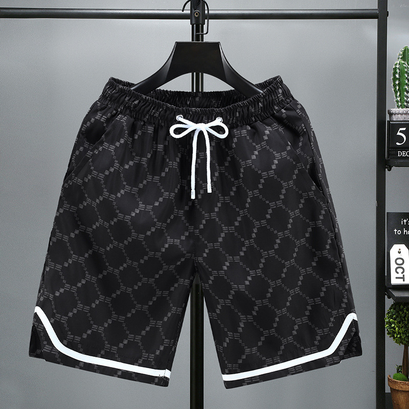Men's pants Summer quarter pants Thin loose fitting shorts Men's 2023 new New trend quick drying casual pants_voghion.com