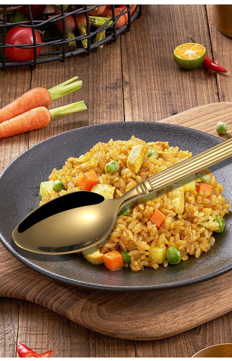 High End Western Tableware Set Stainless Steel Steak Knife Fork And Spoon 16/24 Piece Set_voghion.com