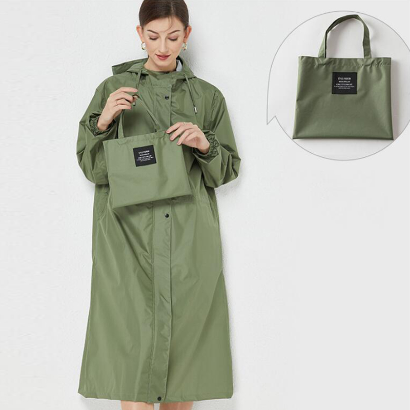 Dammen Waasserdicht Laang Reenmantel Damen Reenmantel Kapuzen Trenchjacket Windbreaker Liicht Outdoor Wanderreenkleeder_voghion.com