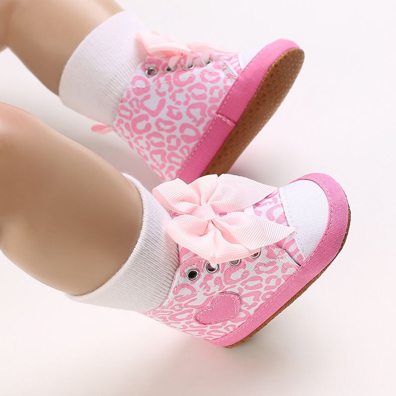 Moeder & Kinderen Buitenlandse Handel Babyschoenen 0-1 Jaar Oud Roze Meisjes Strik Lente En Herfst Peuterschoenen_voghion.com