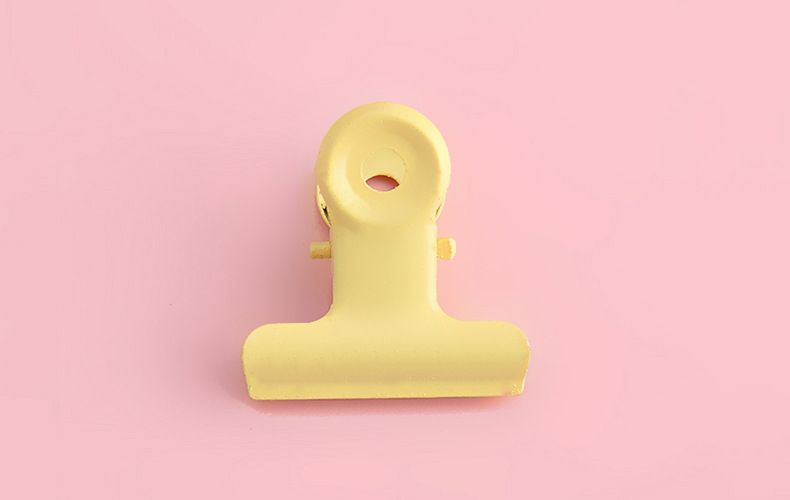 Yaratıcı şeker renkli metal küçük klips makaron küçük kitap klipsi kitap DIY el yapımı klip okul sınav kağıdı ödev klipsi_voghion.com