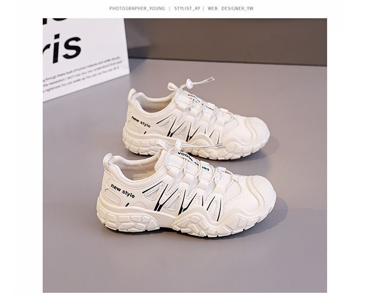 White Sneakers For Women 2025 New Spring Versatile Forrest Gump Sports Women's Student Casual Hiking Board Shoes KT-251_voghion.com