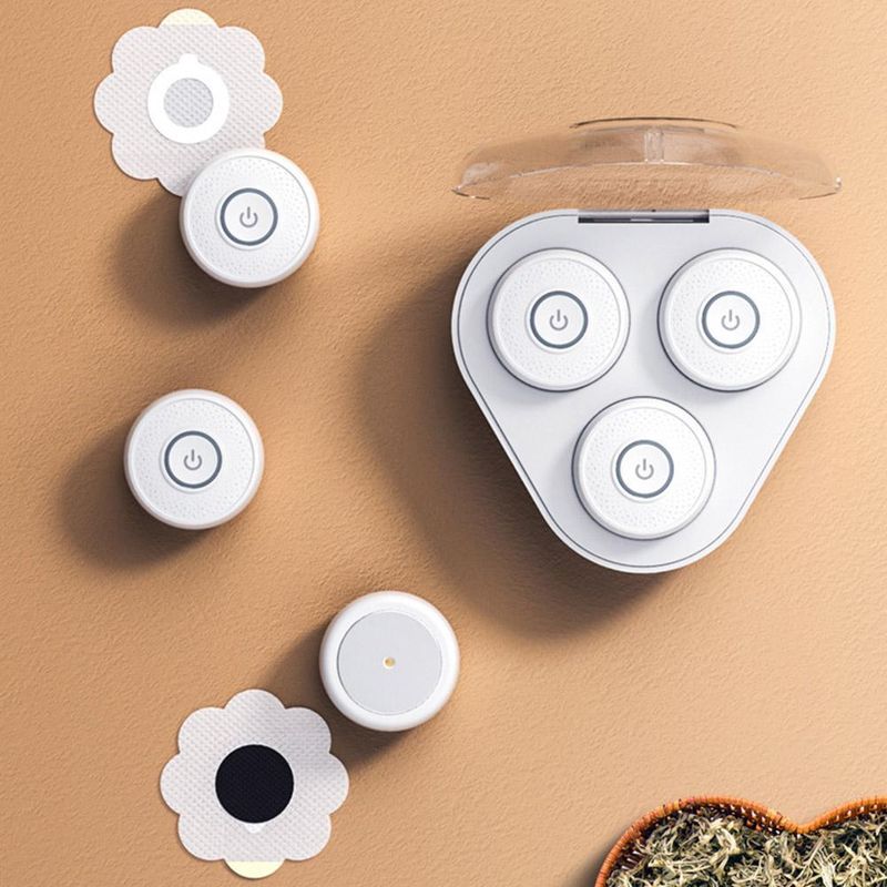 1PC Electric Moxa Physiotherapy Moxibustion Device Smart Charging Graphene Smokeless Moxibustion Device Heating Acupoint Massage_voghion.com