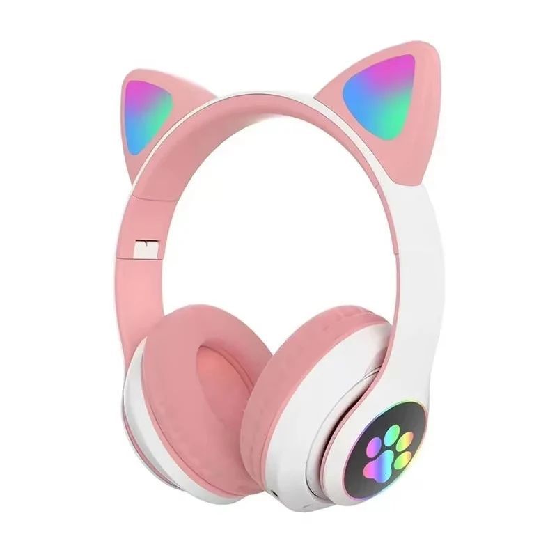 JST-28 Wireless Headphones Cat Ears Bluetooth Earphones Stereo_voghion.com