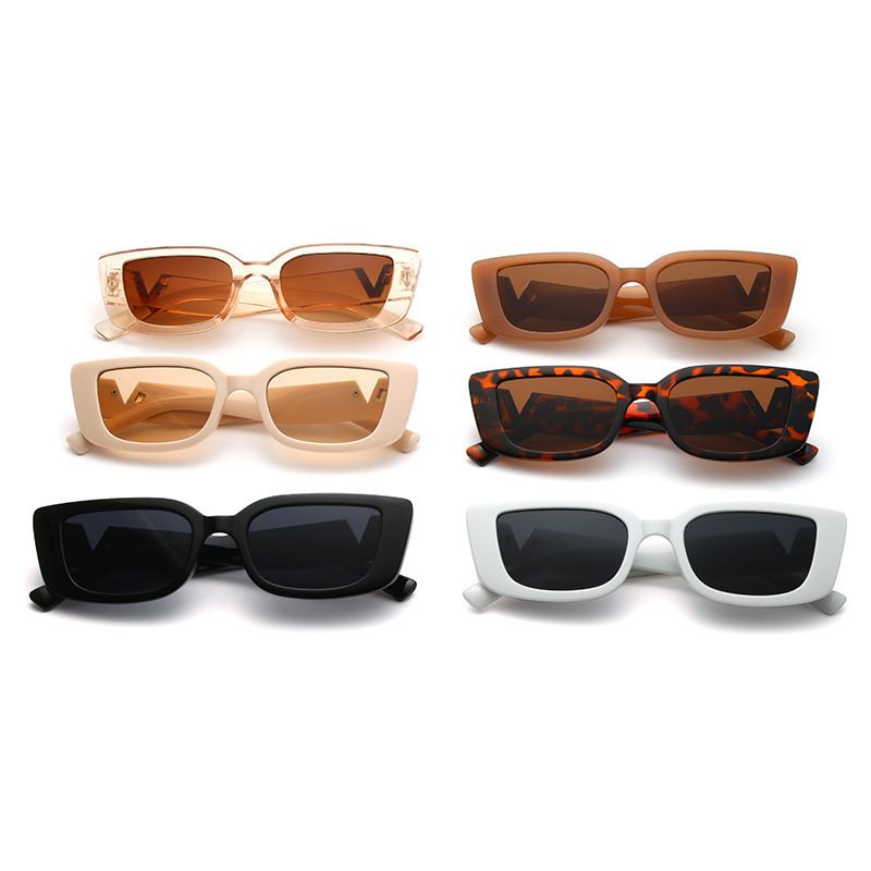 Occhiali da sole quadrati piccoli, alla moda, hipster, UV400, per donna, occhiali da sole retrò leggeri con montatura sottile in metallo_voghion.com