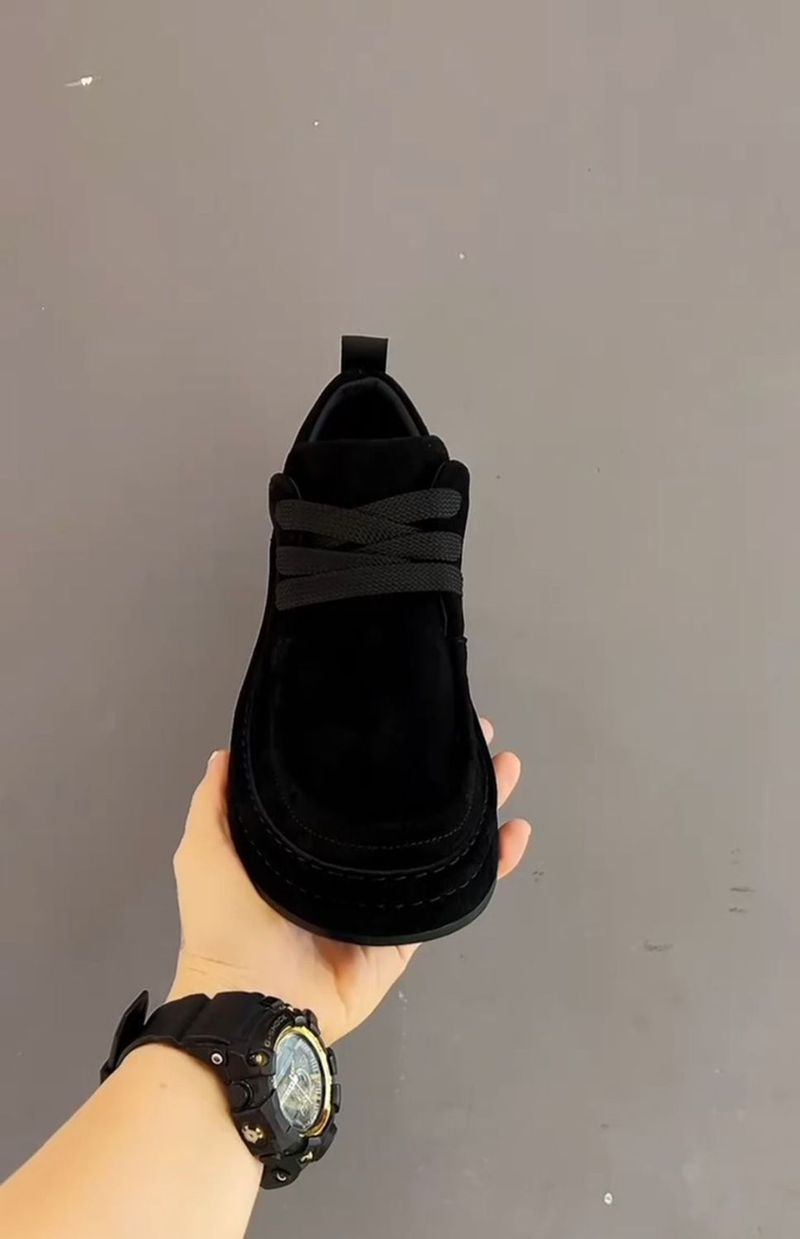 ShoeGlobe Europäische Version Herbst Casual Herren Loafer Vielseitige Leder Einfache Retro Dad Mokassins Trendy Schuhe_voghion.com