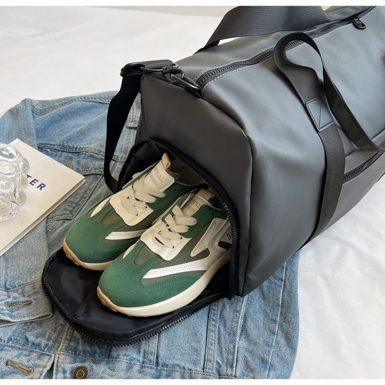 Nová cestovní úložná taška na zavazadla, úložná taška z oxfordské tkaniny, ruční velkokapacitní, pro suché a mokré separační sportovní a fitness potřeby_voghion.com