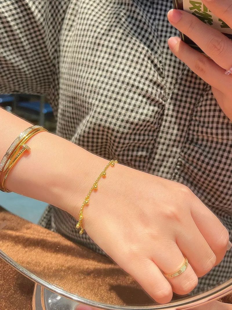 Vietnam Shajin Didi Goldperlenarmband Damen High-End-Modedesign zum Verschicken des Rotkäppchenbuchs im gleichen Stil an die Freundin_voghion.com
