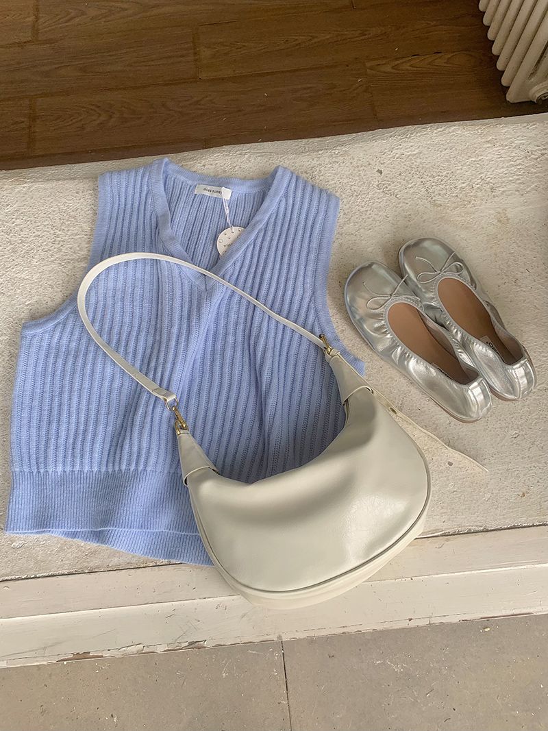 2024 New Underarm Ba: Versatile Dumplins, One Shoulder Crossbody Fashionable and Casual Texture, Small Ba, Women's_voghion.com