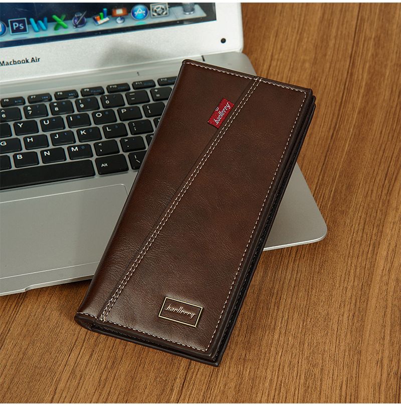 Wallet Men's Medium and Long Multi-card Slot Large-capacity RFID Wallet, Professional Suit Wallet, Fashionable and Popular Classic Wallet BAELLERRY_voghion.com