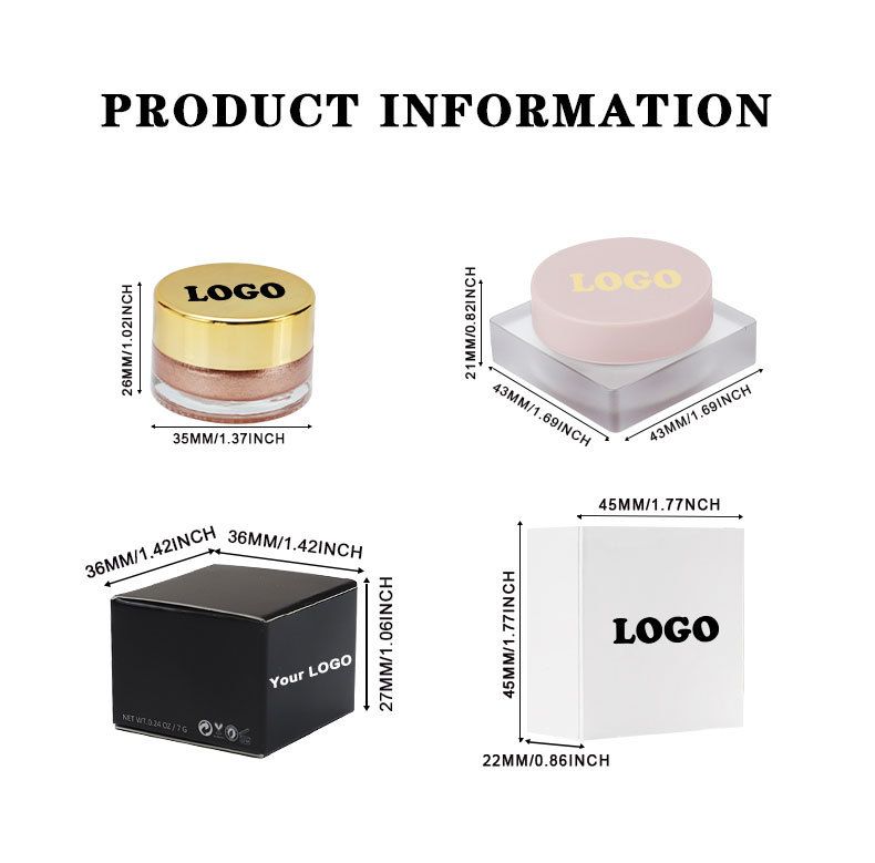 Beauty Eyeshadow Langdurige waterdichte en make-upvrije verhelderende parelglittercrème oogschaduw_voghion.com
