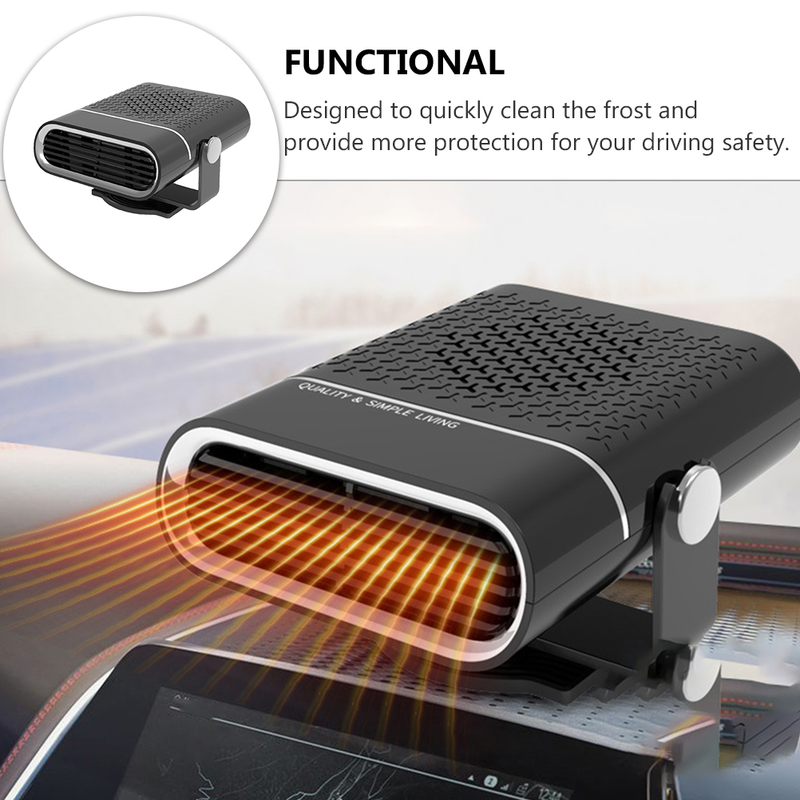 Heizung Auto Defroster Auto Hirsch Portable Heizung Verstellbar Wandschëld Schwaarz Ventilator Gefier_voghion.com