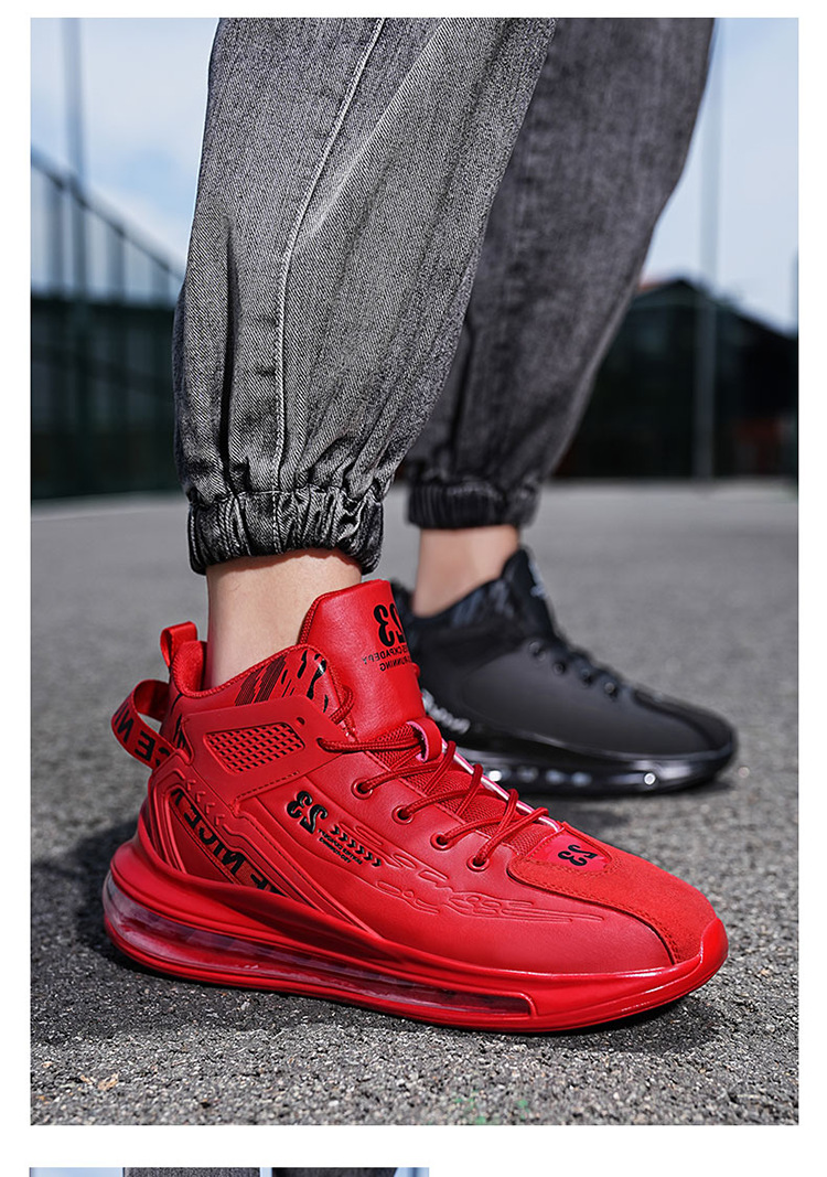 Herrskor deodorant helhands luftkuddeskor luftkudde supermjuka halkfria fritidssportlöpning Gåskor_voghion.com