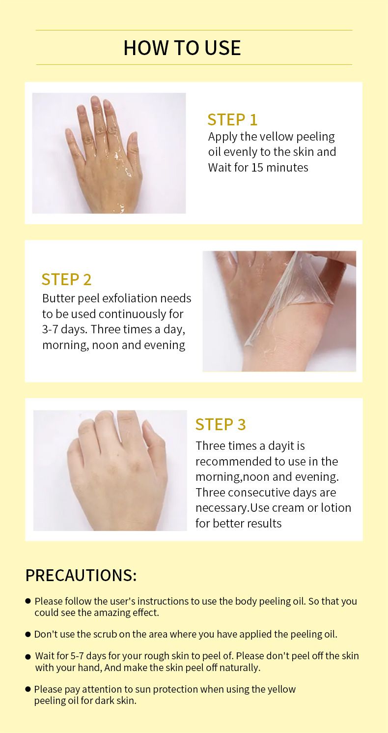 Bsncpley Peeling Yağı Beyazlatıcı Peeling Peeling El Yüz Vücut Peeling Esans Yağı Cildi Yatıştırır_voghion.com
