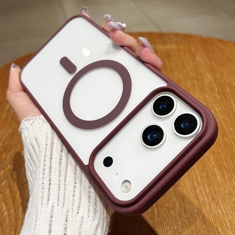 A Pple 17ProMax Magnetic Phone I Phone 15/16Pro Full Coverage Large Hole Lens 14PM Shockproof Case 13_voghion.com