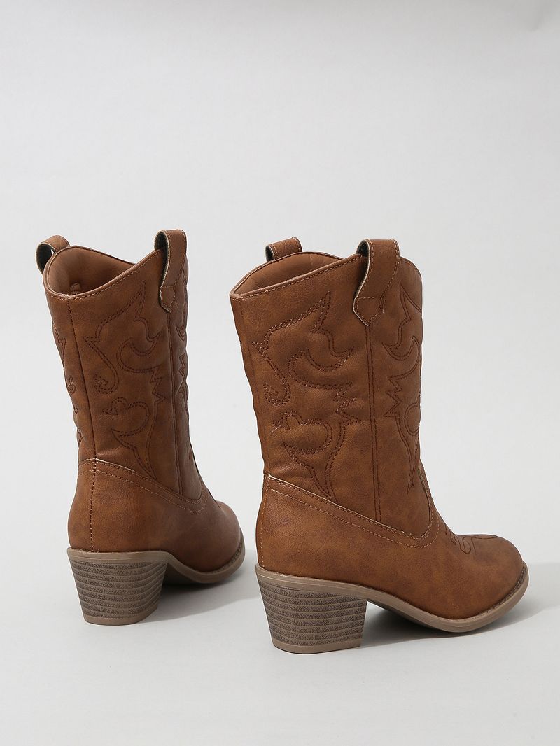 Scarpe per bambini Stivali a metà polpaccio per bambini Nuove ragazze Stivali in pelle retrò alla moda con suola morbida per bambini di media e grande taglia Stivali per il commercio estero_voghion.com