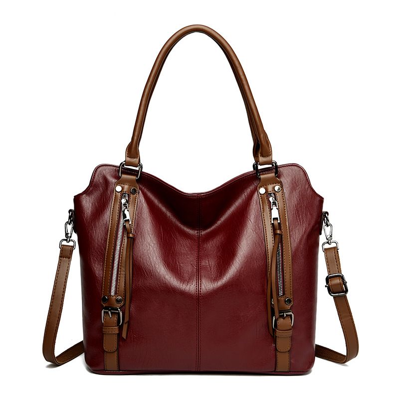 Borsa a tracolla grande in morbida pelle, 2025, nuova, da donna_voghion.com