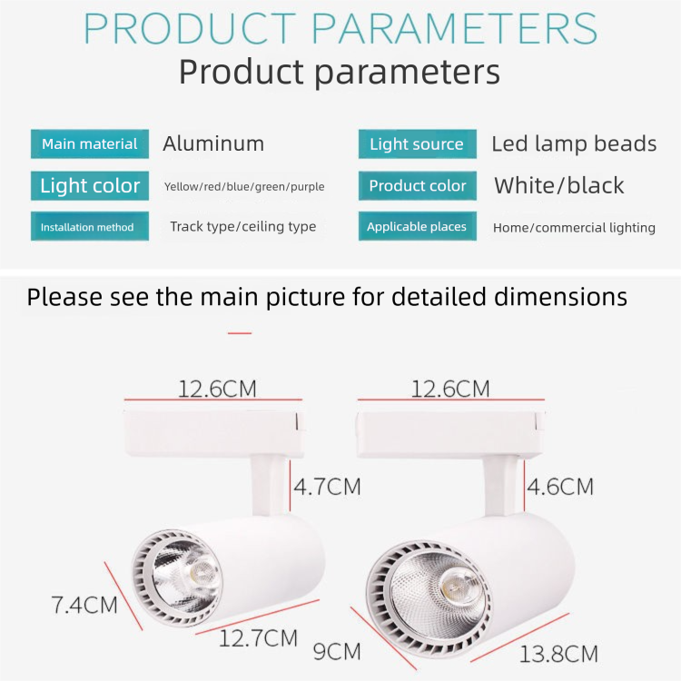 Tanzstudio-Bar, LED-Schienenleuchte, bunt, mit Fernbedienung, automatischer Farbwechsel, 360 Grad verstellbar_voghion.com