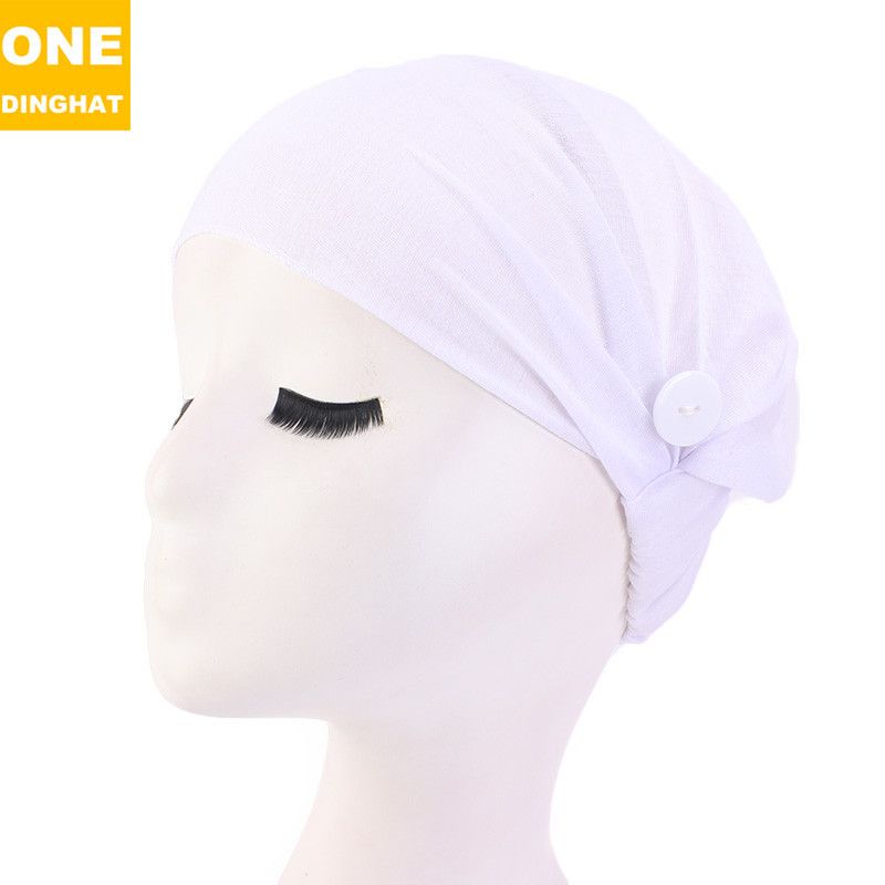 Button Mask Anti-Strangulation Headband Sweat-Absorbing Hairband Nurse Cap TD-10B_voghion.com