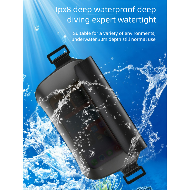 Schwimmen, Driften, Schnorcheln, Strandausrüstung, Touchscreen, transparente Kamera, wasserdichte Tasche, wasserdichte Abdeckung_voghion.com