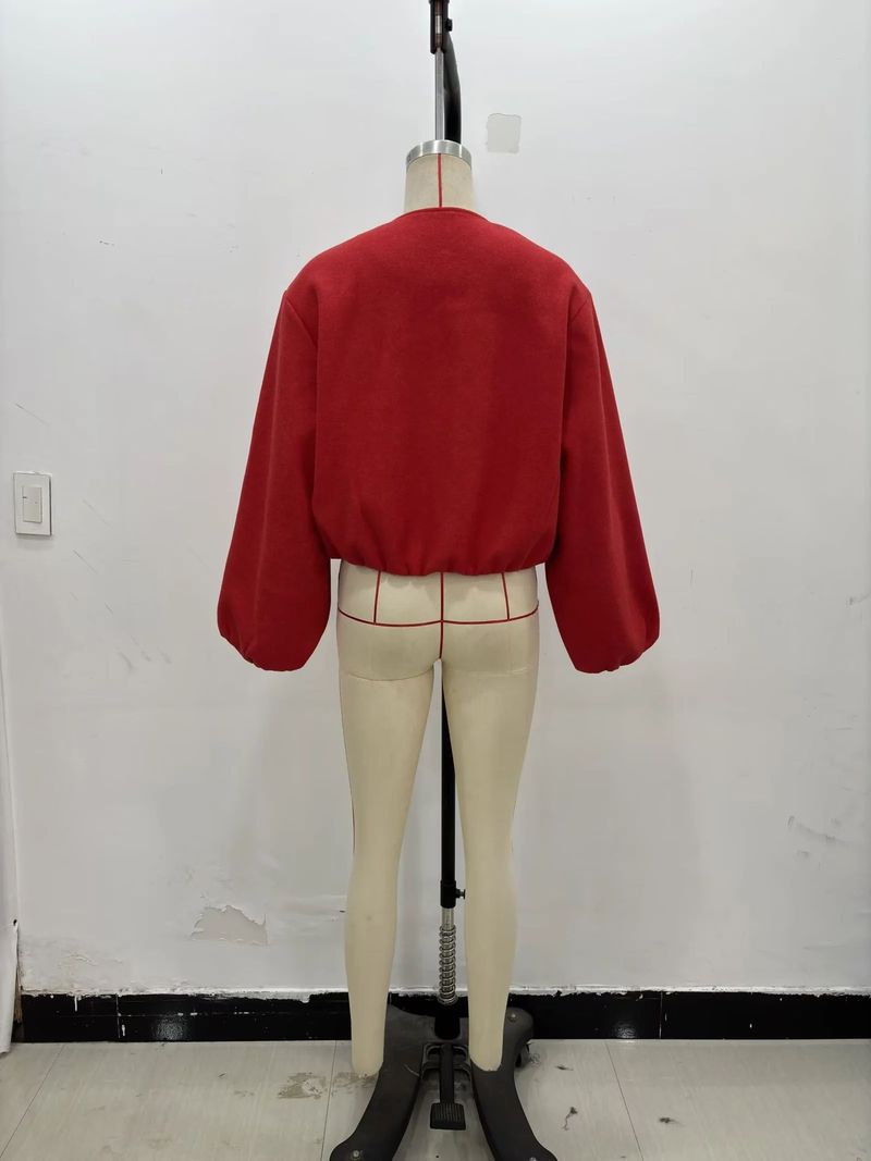 Women's Lightweight Bomber Jacket With 7 Color Options - Soft Polyester Fabric, Streetwear Style, Zip-Up Casual Coat For Everyday Wear (XS-L)_voghion.com