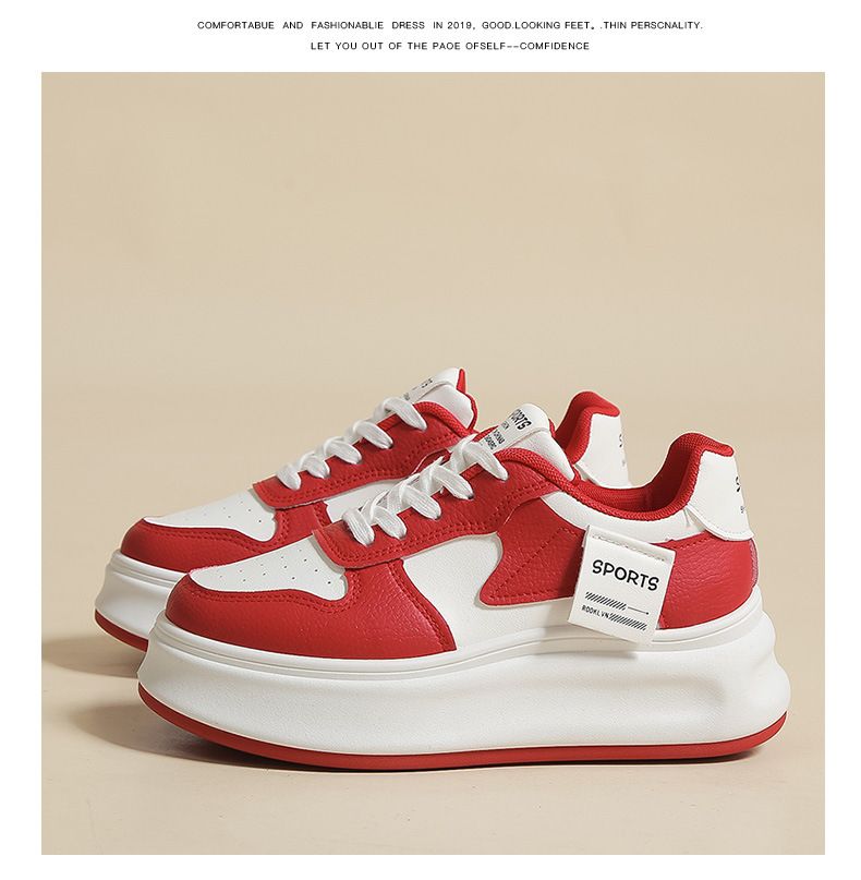 Versatile Little White per le donne 2024 Primavera Nuovo Tempo libero Street Shoot Student Board Single Edizione coreana Instagram_voghion.com