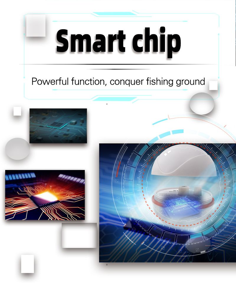 Equipo de pesca para pesca en el mar, detector inalámbrico submarino, teléfono móvil, alta definición visual inteligente 3D_voghion.com