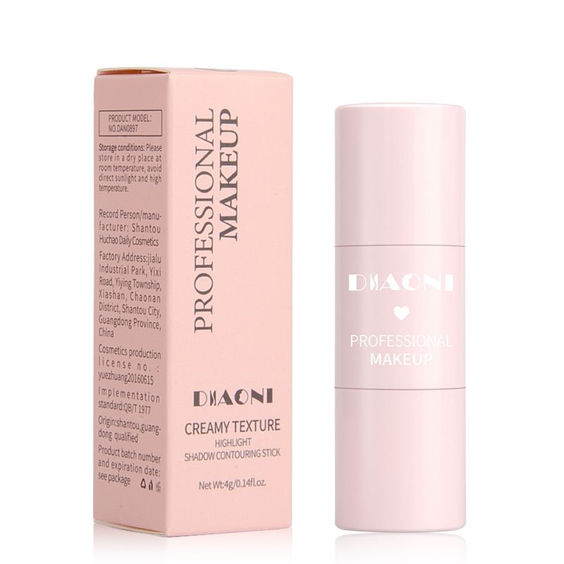 Bronzer & Highlighter Neuer Konturstift Make-up Highlighter-Stift deckt dunkle Augenringe ab Akneflecken hellen Foundation-Stift auf_voghion.com