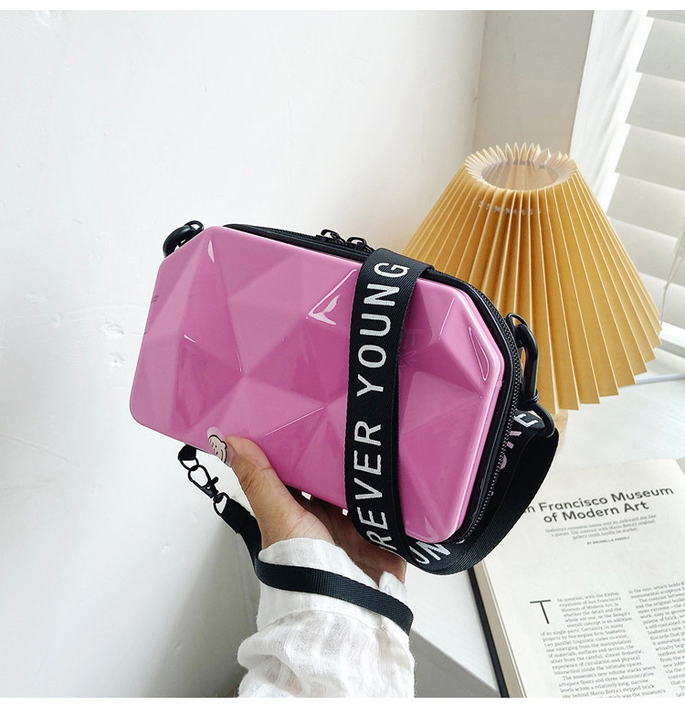 Mochila pequeña de un solo hombro con cremallera para mujer, bolso bandolera diagonal color caramelo, novedad de 2023_voghion.com