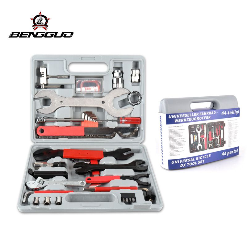 Boîte à outils multifonctionnelle pour vélo FZ044 Ensemble complet d'outils de réparation et de réparation pour véhicule_voghion.com