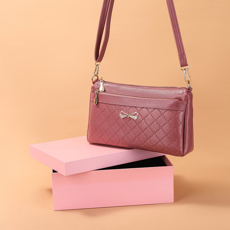 Borsa a tracolla monospalla alla moda, grande capacità, per donne di mezza età, stampata, stile mamma, nuova, per donne_voghion.com