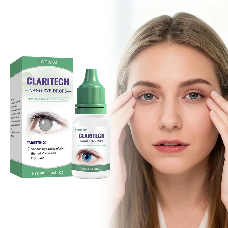 LANISKA Pflege für die Augen, feuchtigkeitsspendend, feuchtigkeitsspendend, angenehm, täglich, sanfte Augentropfen_voghion.com