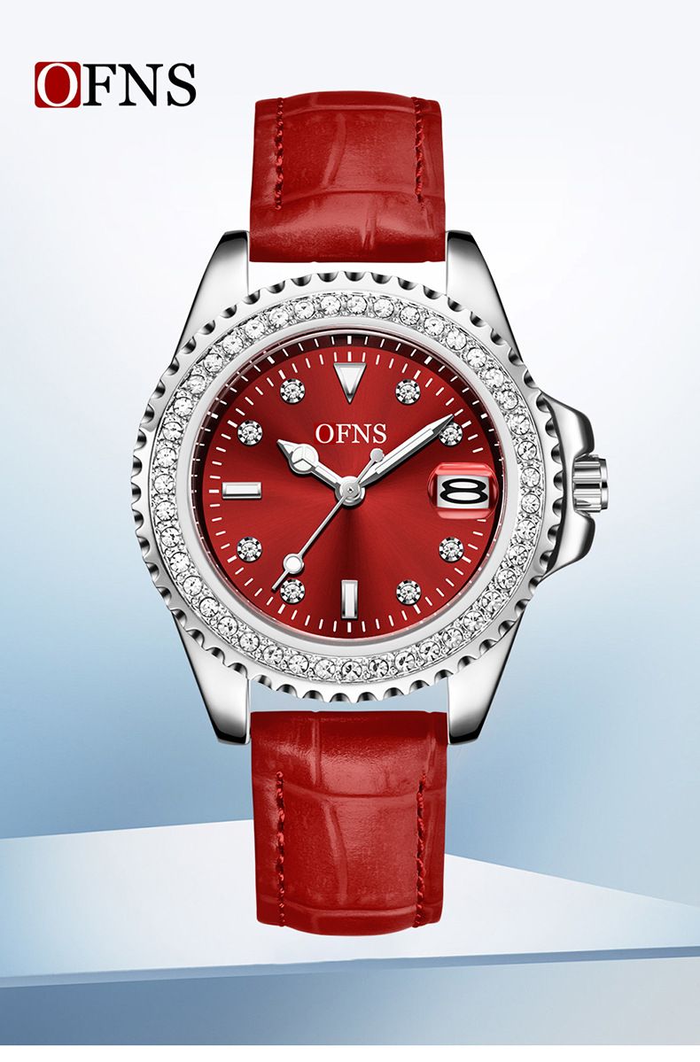 Women's Fashion Watch With Luminous Dial, Date Function & Waterproof Design – Light Luxury Minimalist Style Light Luxury Single Calendar Watch_voghion.com