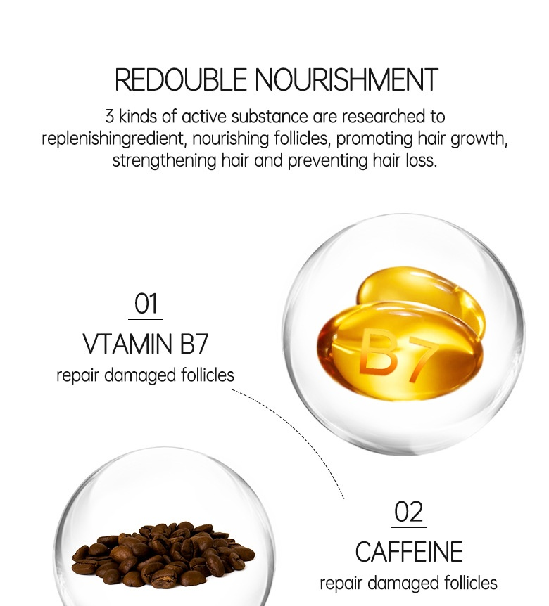 Hairinque fluffy long conserved essential oil growth hair care scalp nutrition ball essay_voghion.com