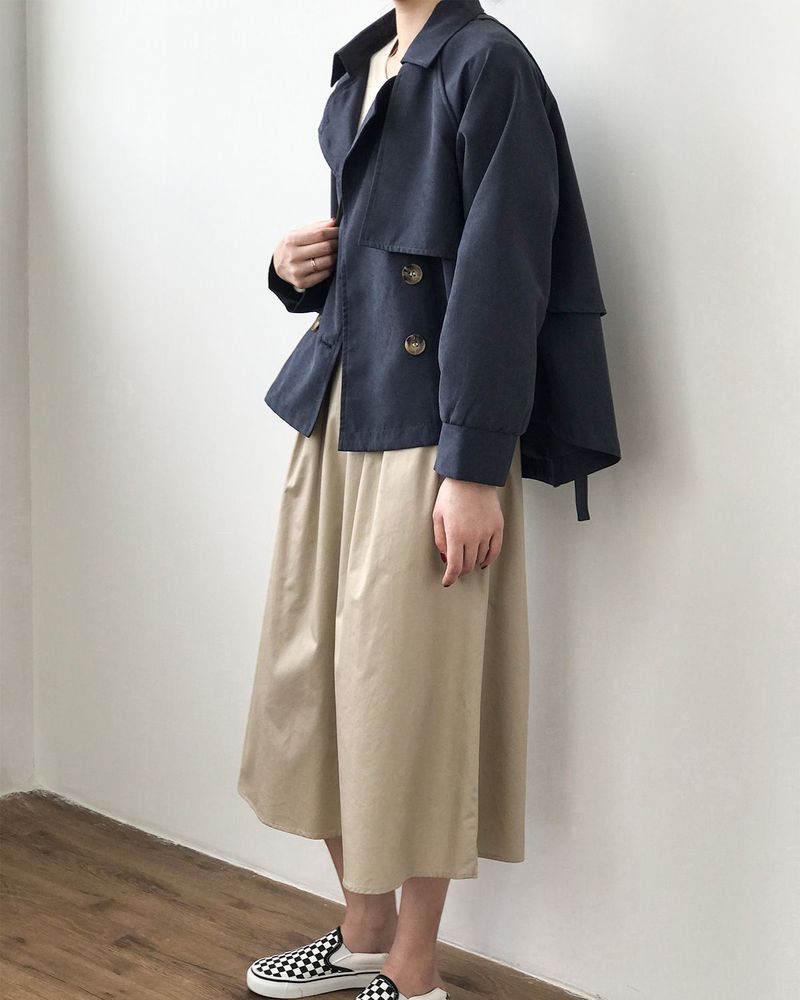 Damenbekleidung Kurze kleine dünne Arbeitsjacke Ins Casual_voghion.com