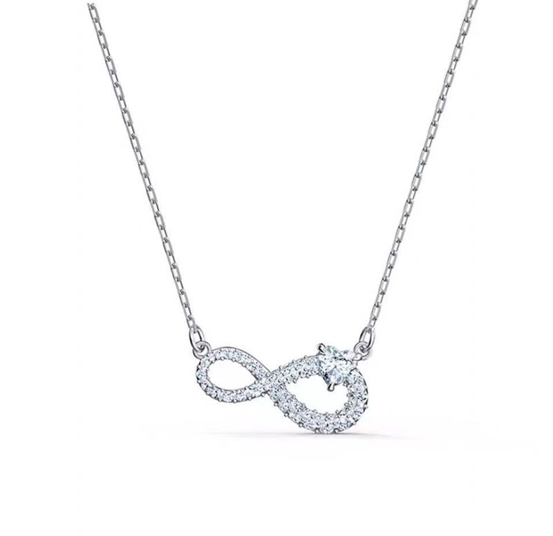 Collar y pulsera de mujer con superposición romántica de amor eterno, joyería noble de lujo, regalo para novia_voghion.com