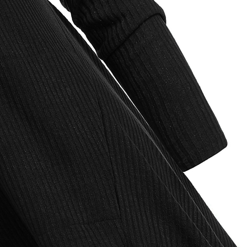 Felpe con cappuccio gotiche Mantello vintage da donna Creed con cappuccio con lo stesso mantello da combattimento Maglione ampio Cappotto medievale a mantello lungo_voghion.com