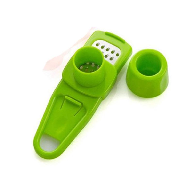 2Pcs Multifunction Pp Plastic Garlic Press Paste Peeler Cutter Grater Grinding Microplaner Planer Chopper Kitchen Tools_voghion.com