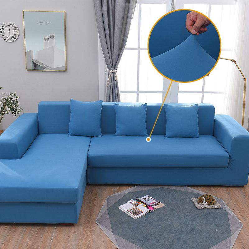 Milk silk solid color sofa cover elastic all-inclusive universal sofa cover sofa cover high gram weight non-slip wear-resistant wholesale_voghion.com