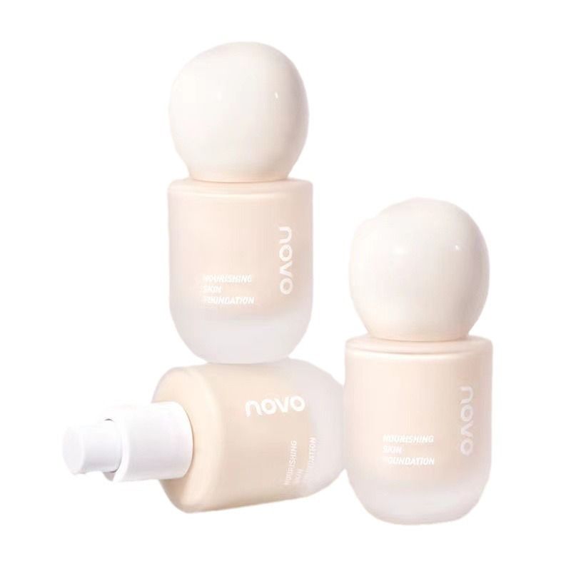 NOVO6012 Moisturizing Cream Skin flytende foundation concealer kan holde sminke på, fukte huden og forhindre svette_voghion.com