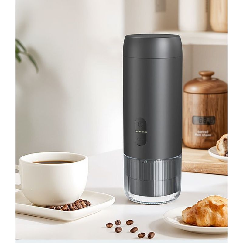 Portable Italian Coffee Set Electric Espresso Machine Capsule Extraction Small Household Outdoor Office_voghion.com