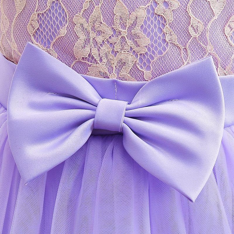 Nuovo vestito per bambini, vestito da principessa per bambine di piccole e medie dimensioni, gonna in tutù con fiocco ricamato e giacca, completo in 2 pezzi_voghion.com