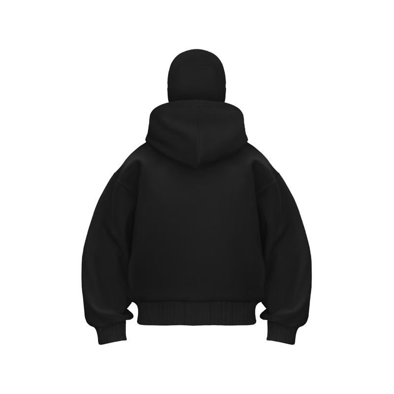 Übergroßer Unisex-Kapuzenpullover mit Reißverschluss – Streetwear mit Grafikdruck für den Winter und zwei Kapuzen (S–XXL, schweres Polyester, lockere Passform für Männer und Frauen)_voghion.com
