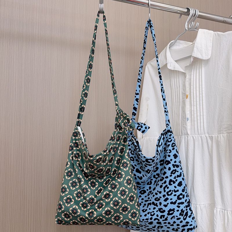 Borsa a tracolla in velluto a coste verde con motivo a rombi e design di nicchia per donna, grande capacità_voghion.com