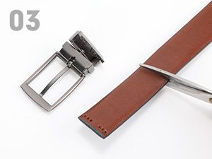 Herrengürtel, Leder, Wendegürtel für Herren, Anzughosen, Golf, 1 3/8 Zoll_voghion.com