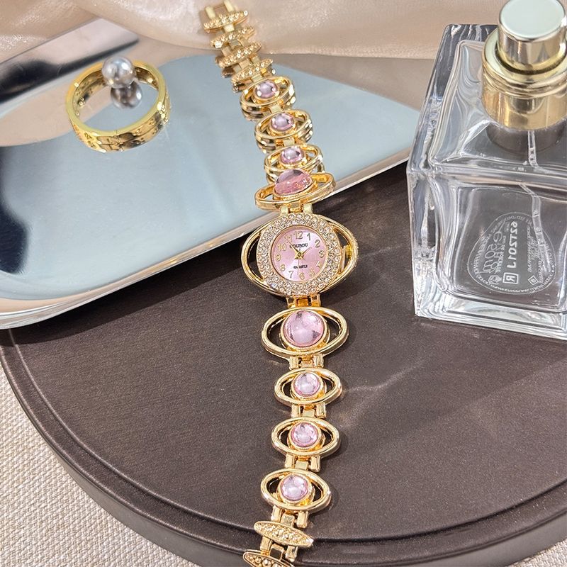 Orologio da donna alla moda, digitale, di lusso, con pietra, semplice, con decorazione a forma di nebulosa, per lavoro quotidiano, compleanno, anniversario, regalo di San Valentino_voghion.com