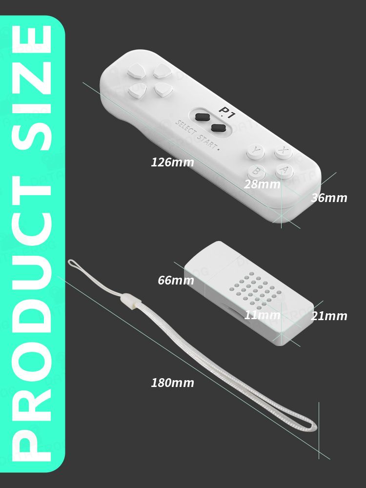 DATA FROG Y2 FIT Interactive Motion-Sensing Game Console For TV - Dual Wireless Controllers, HDMI Connection, Family Fitness & Fun_voghion.com