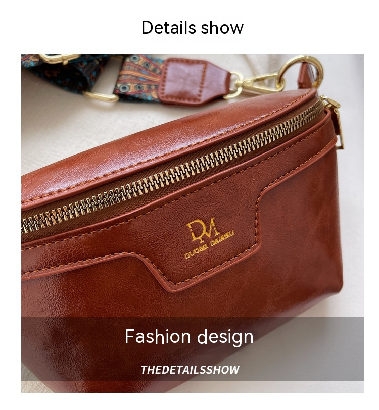 Déi trendy Täsch vun dësem Joer mat engem Gefill vu Luxus 2024 Nei modesch Tailletasch Villsäiteg Instagram-Stil Summer Crossbody-Tasch Damentasch Broschttasch_voghion.com