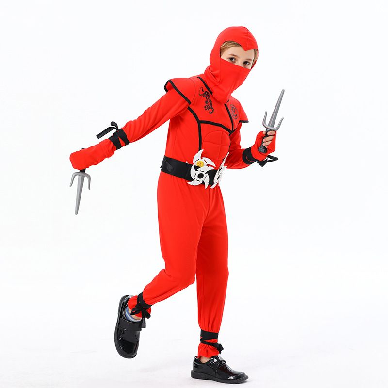 Cosplay Halloween Costumes, Children's Costumes, Muscle Costumes, Samurai Children's Ninja Costumes_voghion.com